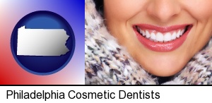 Philadelphia, Pennsylvania - beautiful white teeth forming a beautiful smile