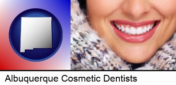 beautiful white teeth forming a beautiful smile in Albuquerque, NM