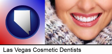 beautiful white teeth forming a beautiful smile in Las Vegas, NV