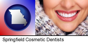 Springfield, Missouri - beautiful white teeth forming a beautiful smile